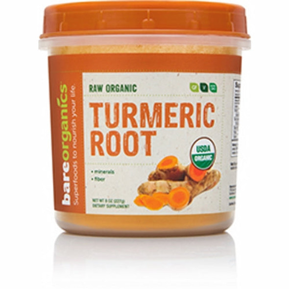 Organic Turmeric Powder 8 Oz By Bare Organics