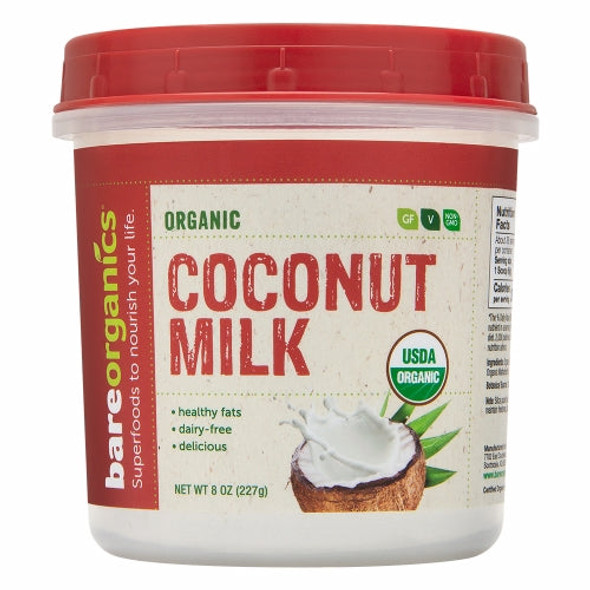 Organic Coconut Milk Powder 8 Oz By Bare Organics