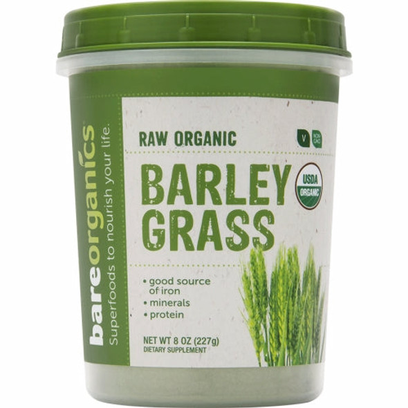 Organic Barley Grass Powder 6 Oz By Bare Organics