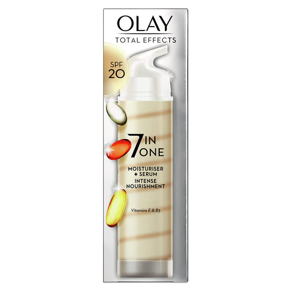 Total Effects by Olay 7 in 1 Moisturiser and Serum Duo SPF20 40ml