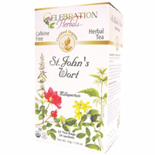 Organic St John's Wort Tea 24 Bags By Celebration Herbals