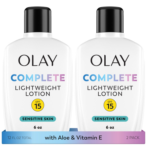 Olay Complete Sensitive 6 Fl Oz, Spf 15-- 2 Pack.