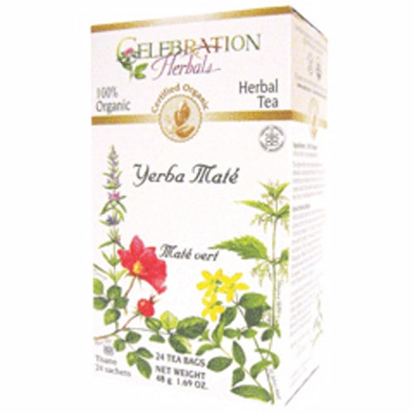 Organic Yerba Mate Tea 24 Bags By Celebration Herbals