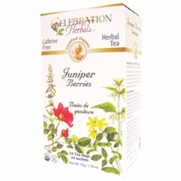 Organic Juniper Berries Tea 24 Bags By Celebration Herbals