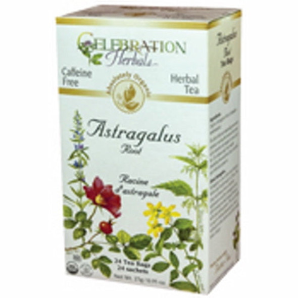 Organic Astragalus Root Tea 24 Bags By Celebration Herbals