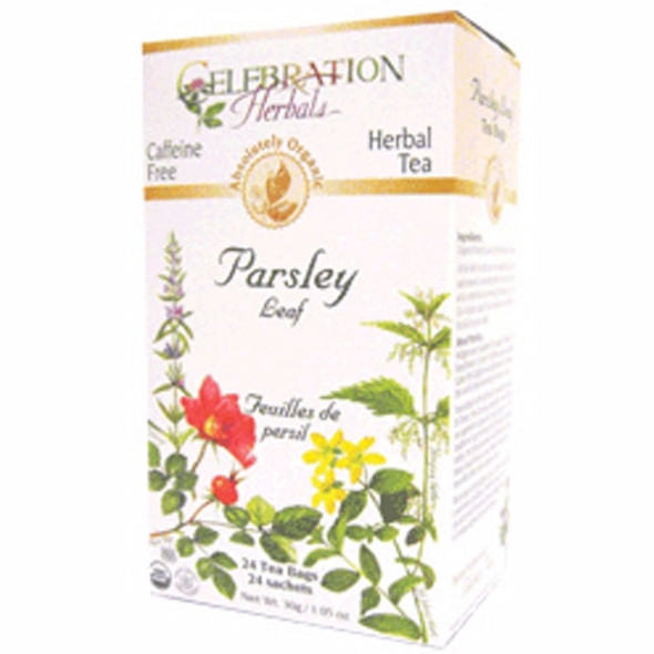 Organic Parsley Leaf Tea 24 Bags By Celebration Herbals