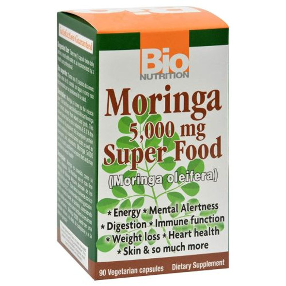 Moringa Super Food 90 vcaps By Bio Nutrition Inc