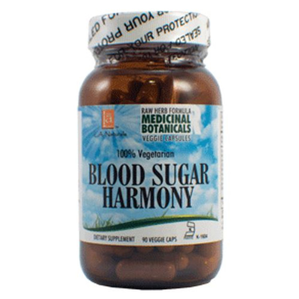 Blood Sugar Raw Formula 90 Veg Caps By L. A .Naturals
