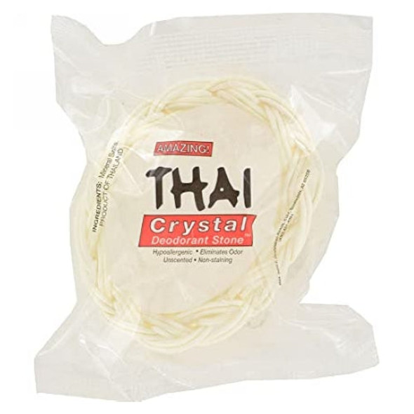 Thai Deodorant Stone In Basket 4 Oz By Thai Deodorant Stone