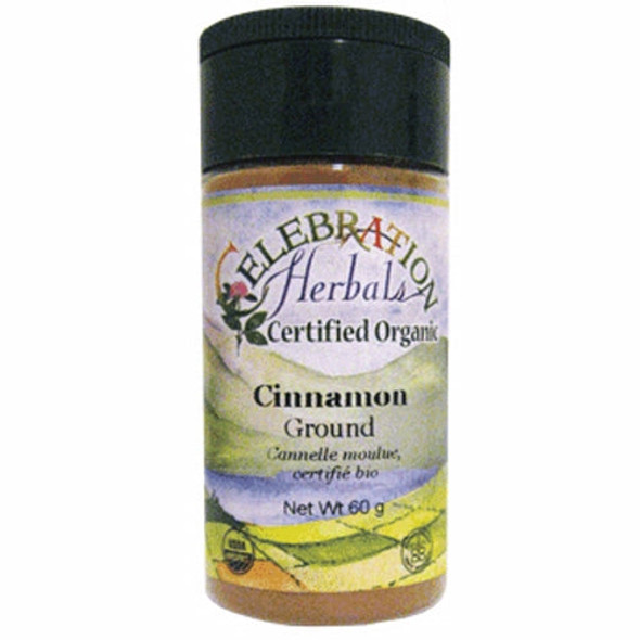 Cinnamon Ground Organic 3% Oil 60 grams By Celebration Herbals