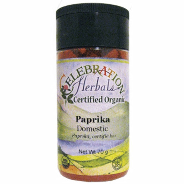 Organic Paprika Domestic 58 grams By Celebration Herbals