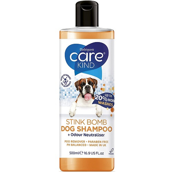 CAREKIND Stink Bomb Shampoo Pet Shampoo with Odour Neutraliser 500ml