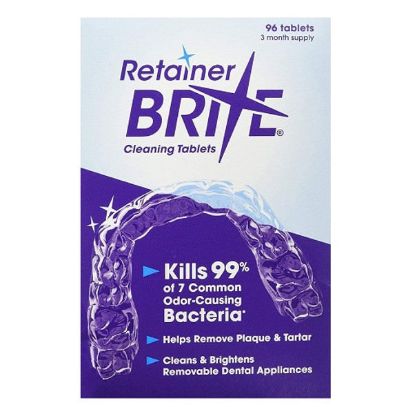 Retainer Brite Cleaning Tablets  96 Tablets