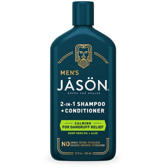 JASON Men's Calming 2-in-1 Shampoo & Conditioner - 355ml