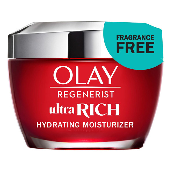 Olay Regenerist Ultra Rich Fragrance Free Hydrating Moisturizer 1.7 oz 500 ML