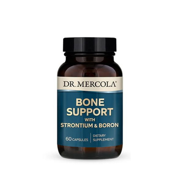 Dr Mercola Bone Support with Strontium & Boron - 60 capsules