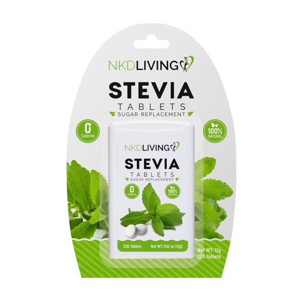 NKD Living Stevia Tablets - 200 tablets