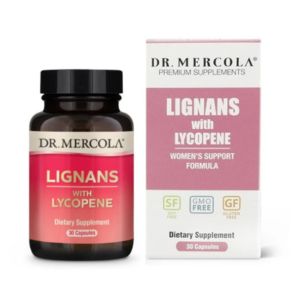 Dr Mercola Lignans with Lycopene - 30 capsules