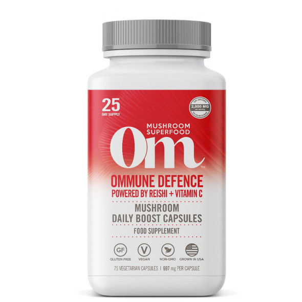 Om Organic Mushroom Nutrition Ommune Defence - 75 capsules