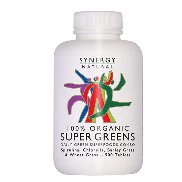 Synergy Natural Organic Super Greens - 500 tablets