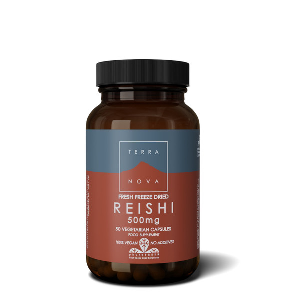 Terranova Organic Reishi 500mg - 50 capsules