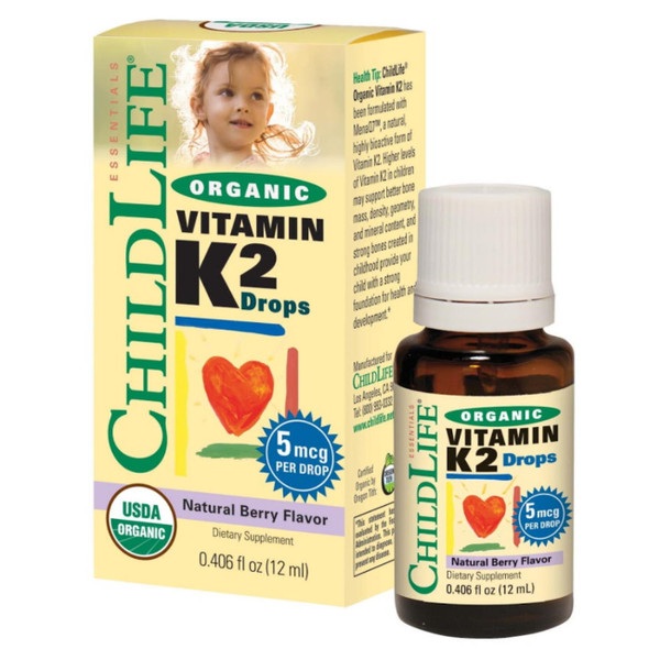 ChildLife Essential Organic Vitamin K2 (Berry) - 12ml
