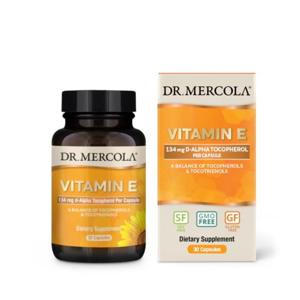 Dr Mercola Vitamin E - 30 capsules