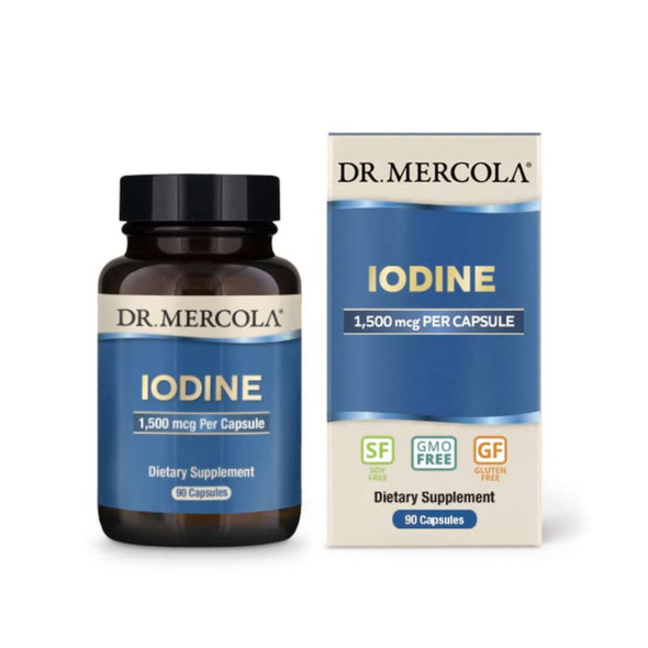 Dr Mercola Iodine (1500mcg) - 90 capsules