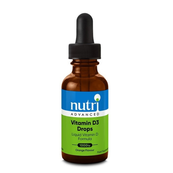 Nutri Advanced Vitamin D3 Drops 1000iu (Orange Flavour) - 30ml