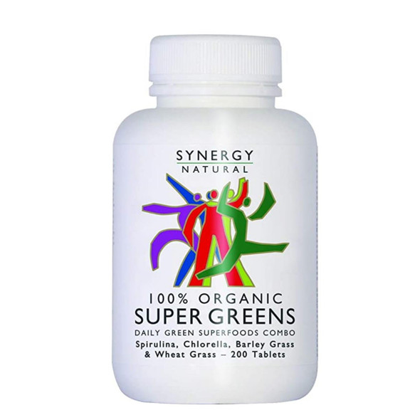 Synergy Natural Organic Super Greens - 200 tablets
