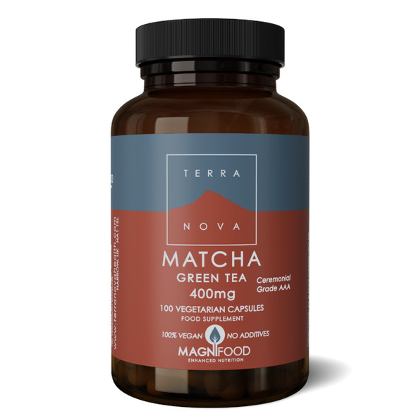 Terranova Matcha Green Tea 400mg - 100 capsules