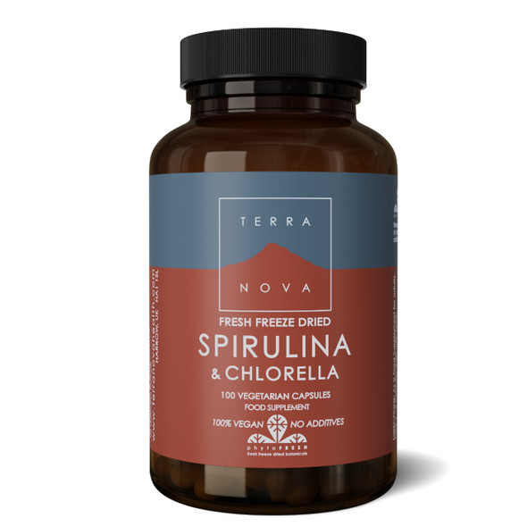 Terranova Spirulina & Chlorella - 100 capsules