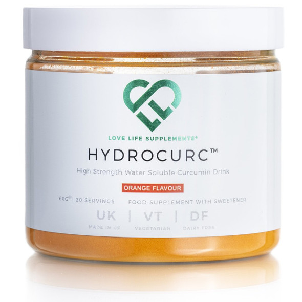 Love Life Supplements Hydrocurc Curcumin Drink (Orange Flavour) - 60g