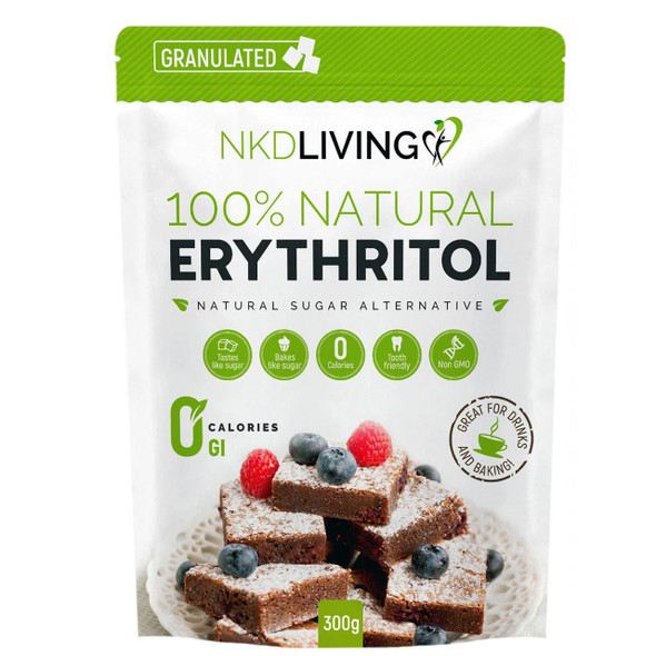 NKD Living 100% Natural Erythritol - 300g