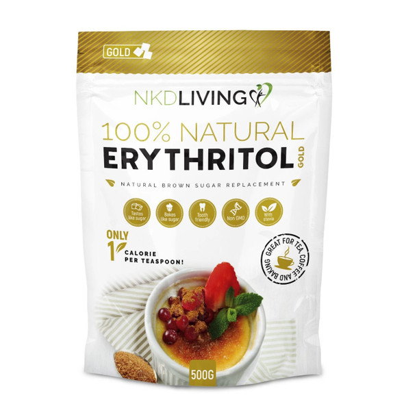 NKD Living 100% Natural Erythritol Gold - 500g