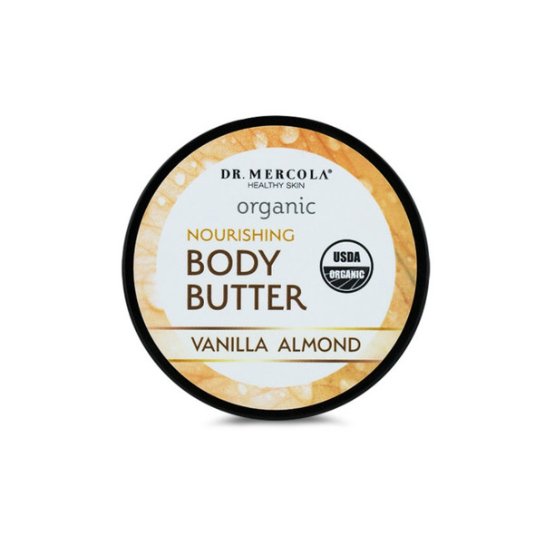 Dr Mercola Healthy Skin Organic Body Butter (Vanilla Almond) - 113g