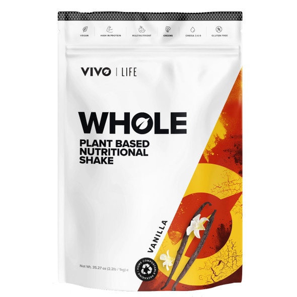 Vivo Life WHOLE Plant Based Nutritional Shake Vanilla - 1kg
