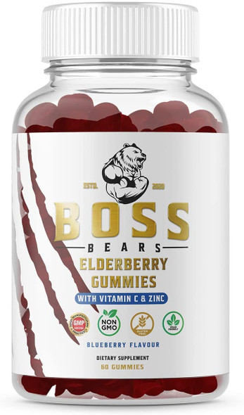Boss Bears Elderberry Gummies with Vitamin C & Zinc