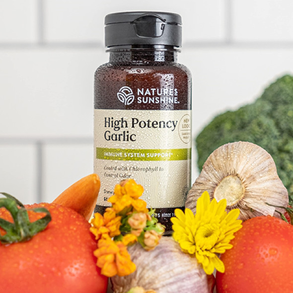 Nature'S Sunshine High Potency Garlic, 60 Tablets | Supports The Immune System And Contains A Unique Coating To Help Control The