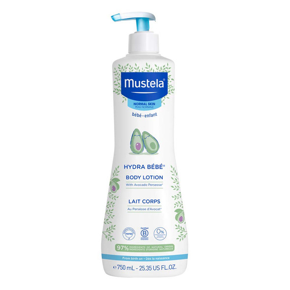 Mustela Stelatopia Eczema-Prone Skin Cleansing Oil - Baby Body Wash with  Natural Avocado & Sunflower Oil - Fragrance-Free & Tear Free - 16.9 fl. oz.