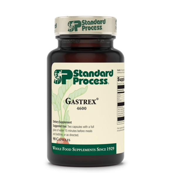 Standard Process - Gastrex - Supports Digestion, Stimulates Cleansing Of Upper Gastrointestinal (Gi) Tract, Provides Vitamin C