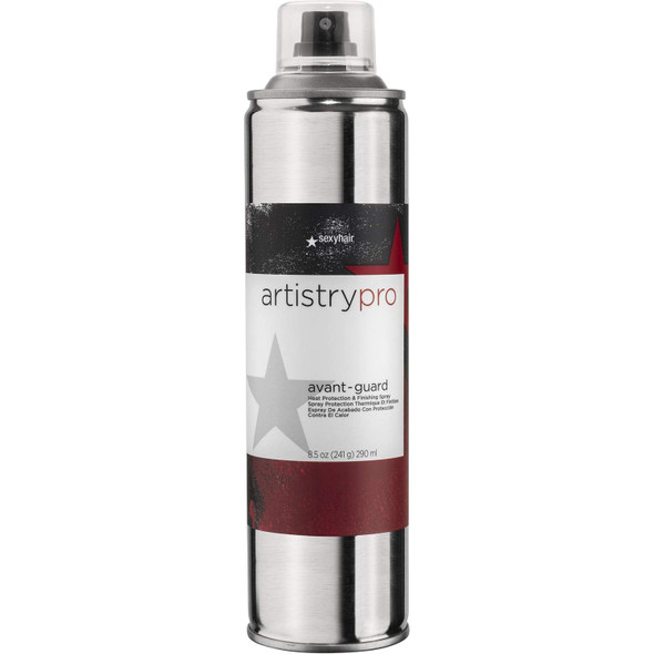 SexyHair ArtistryPro Avant-Guard Heat Protection & Finishing Spray, 8.5 Oz | Shine and Hold | Thermal Protection | All Hair Types