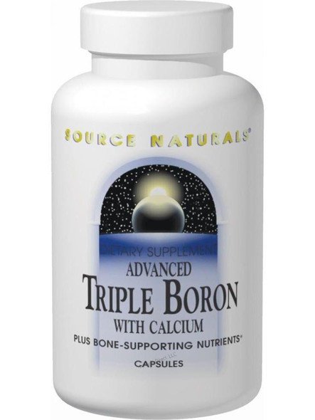 Source Naturals, Advanced Triple Boron with Calcium, 120 ct