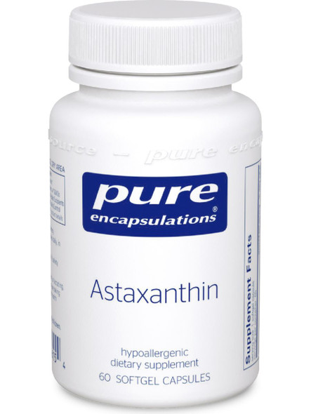 Pure Encapsulations, Astaxanthin, 60 gels