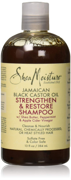 SheaMoisture Jamaican Black Shampoo for Strengthen and Grow (13 Oz)