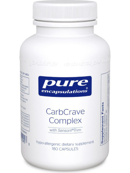 Pure Encapsulations, CarbCrave Complex, 180 vcaps