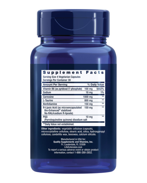 Life Extension Mitochondrial Energy Optizmer with PQQ 120 Count