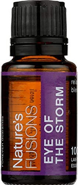 Nature's Fusions Eye of The Storm, 100% Pure and  Essential Oil Blend for Aromatherapy and Topical Use, .5 Fl Oz (Pack of 1) (15 mL)