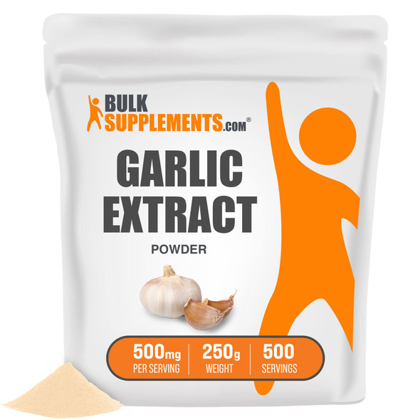 BulkSupplements Garlic Extract Powder - Garlic Supplements - Antioxidants Supplement - Garlic Extract Supplement -  Circulation Supplements (250 Grams - 8.8 oz)