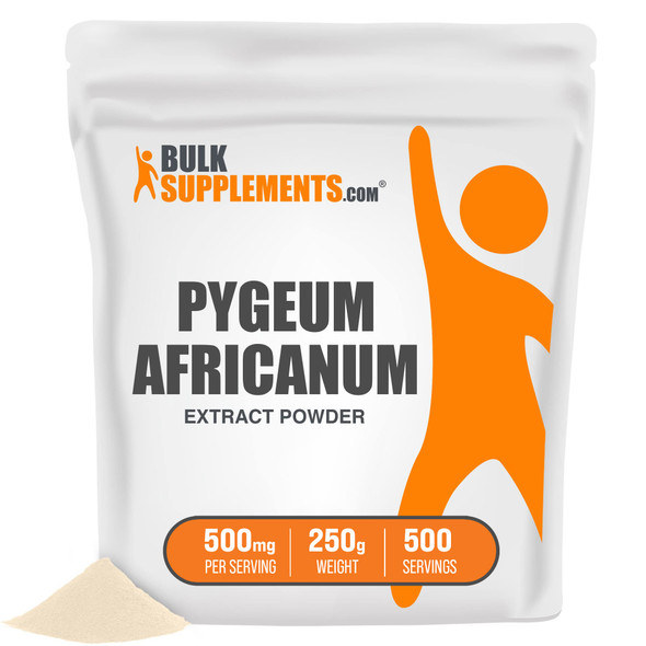 BulkSupplements Pygeum Africanum Extract Powder - Herbal Extract Powder, from Pygeum Africanum Bark - 500mg of Pygeum Extract ,  (250 Grams - 8.8 oz)